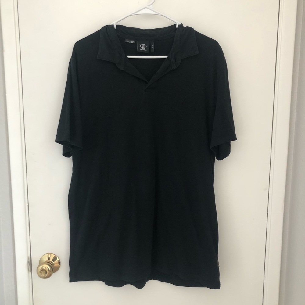 Black Volcom Polo